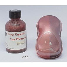 TINTA POLIÉSTER PÉROLA ROSA ANTIGO Nº 617